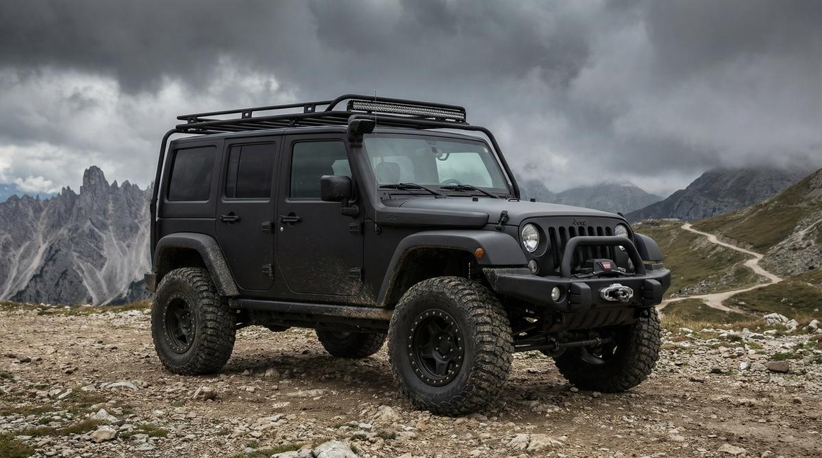 黄色仓库越野车视频